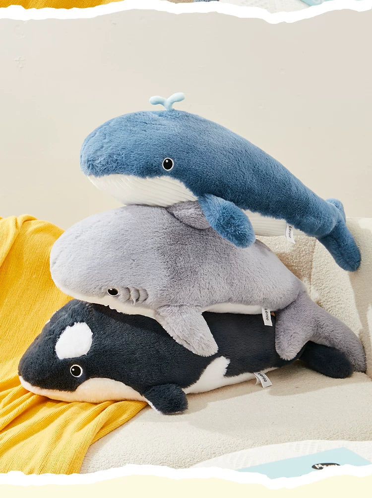 Soft Ocean Animal Plush Pillow