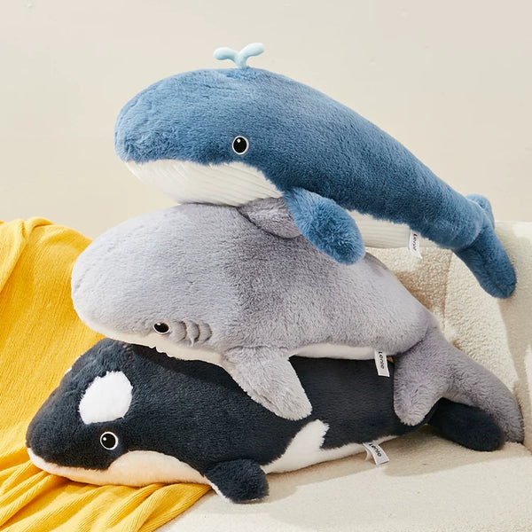 Soft Ocean Animal Plush Pillow