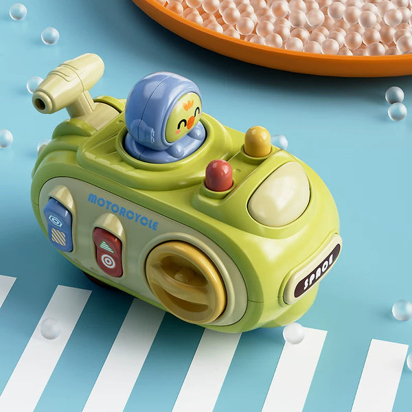 Press-and-Go Whistle Motorcycle Toy