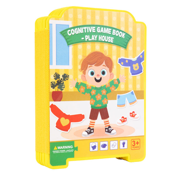 Four Seasons Dress-Up Play House & Cognitive Activity Book