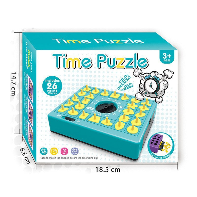 Time Puzzle Beat-the-Clock Shape Matching Game