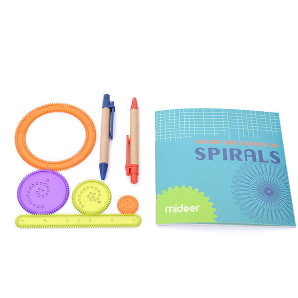Classic Spiral Art Design Kit – Geometric Drawing Set