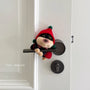 Plush Bee Puppy Door Handle Decoration