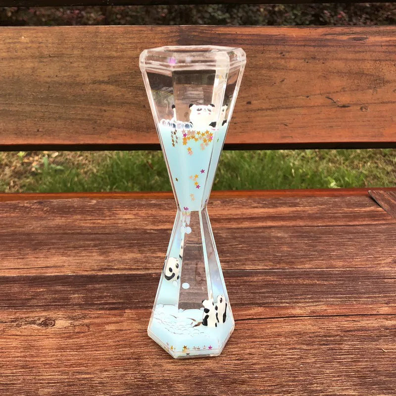 Panda Liquid Motion Timer Ornament