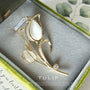 Tulip Brooch in Velvet Gift Box