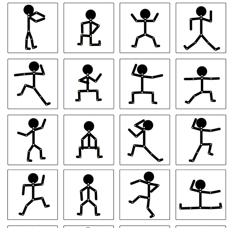 Wooden Move-and-Match Gymnast: The Ultimate Observation Game Fantastik Curios