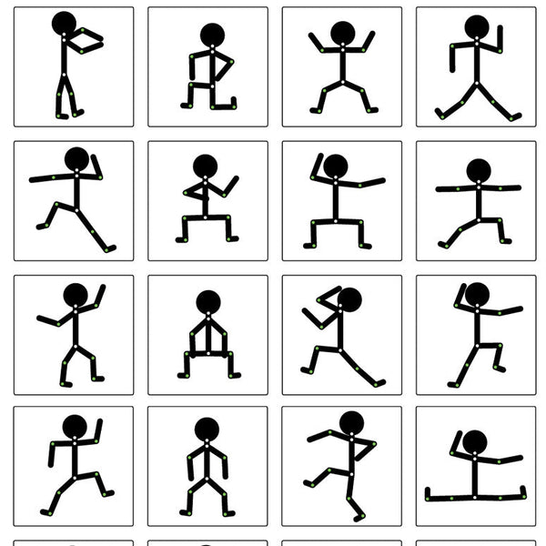 Wooden Move-and-Match Gymnast: The Ultimate Observation Game Fantastik Curios