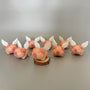 Hand-Carved Wooden Flying Pig Figurine