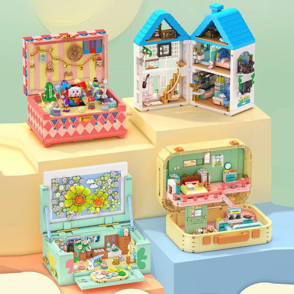 Portable Suitcase Miniature Room Building Kit