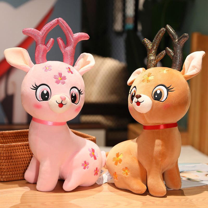 🌸 The Darling Deer Plushie - Cosy Fawn Soft Toy Fantastik Curios