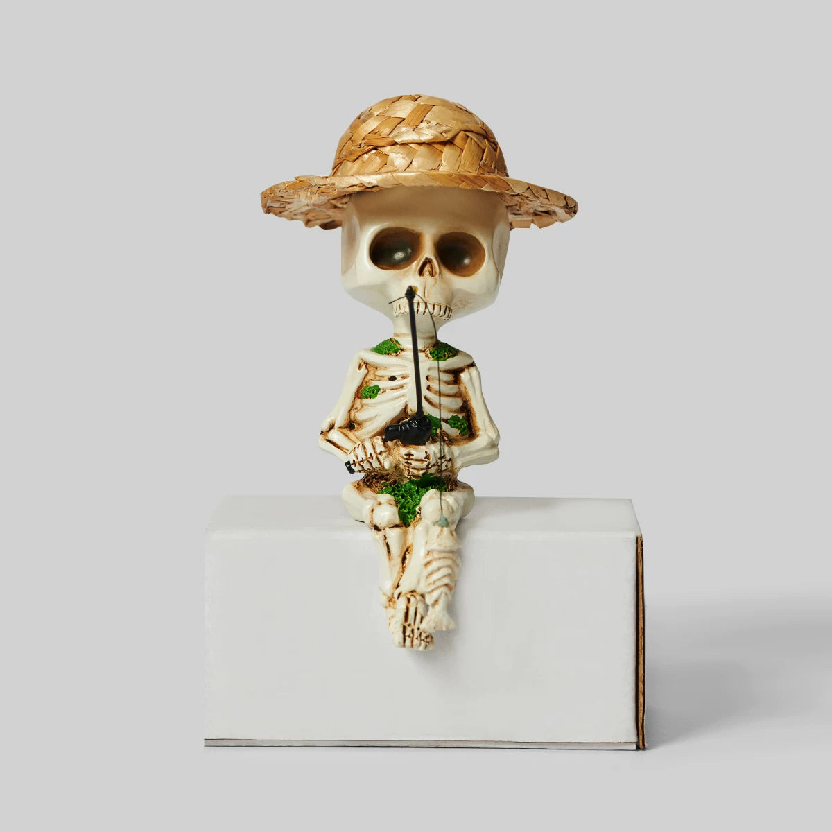 Fishing Skeleton Desk Ornament FantastiKurios