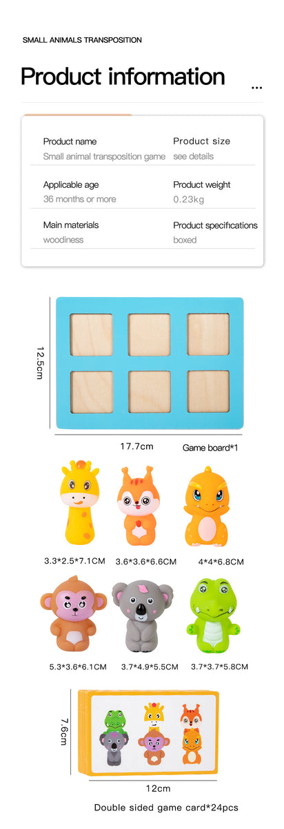 Animal Logic & Spatial Sorting Puzzle Game