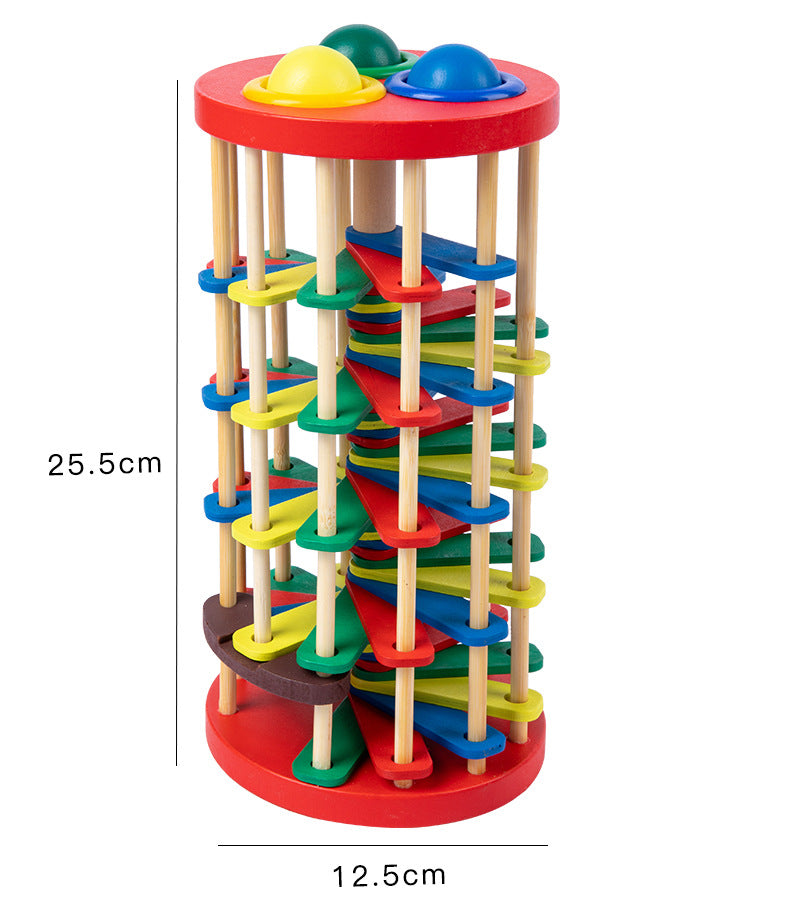 The Spiral Drop | Wooden Hammer & Ball Tower Fantastik Curios
