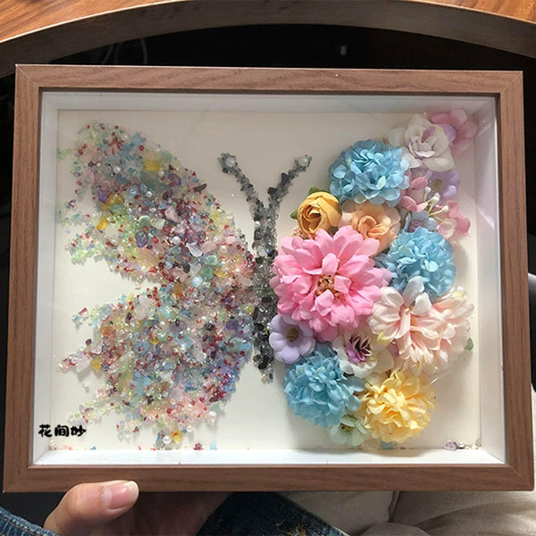 DIY Crystal Butterfly Art Frame Kit