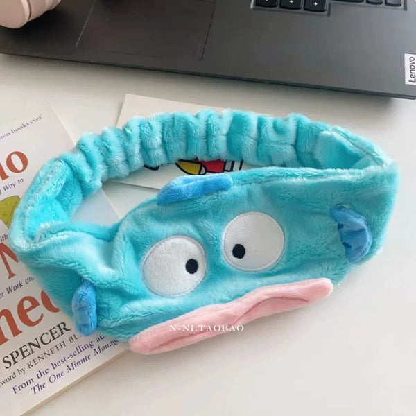 Plush Cartoon Character Spa Hairband