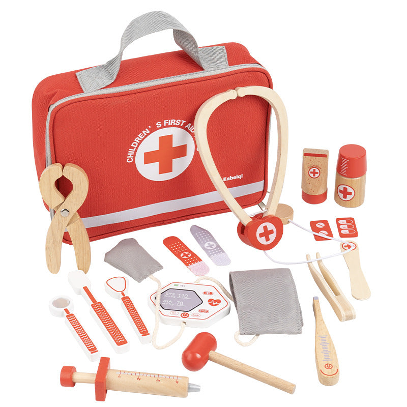 Little Medic Wooden Doctor’s Kit with Travel Case