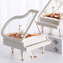 Vintage Grand Piano Music Box with Dancing Ballerina