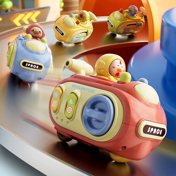 Press-and-Go Whistle Motorcycle Toy