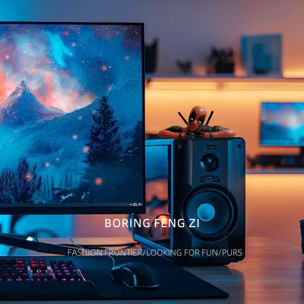 Playful Action Hero Desk Ornament