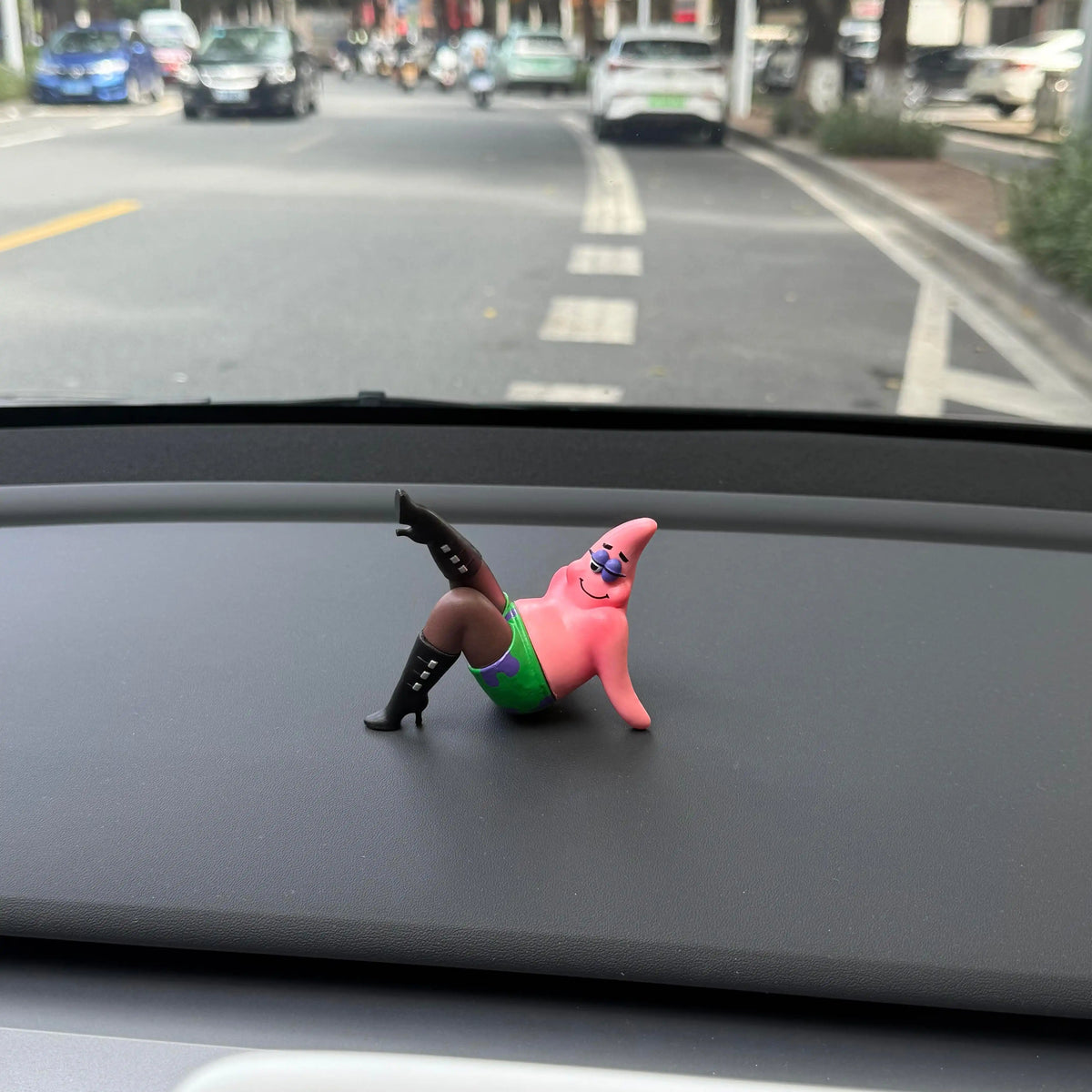Funny Starfish Figure in High Boots