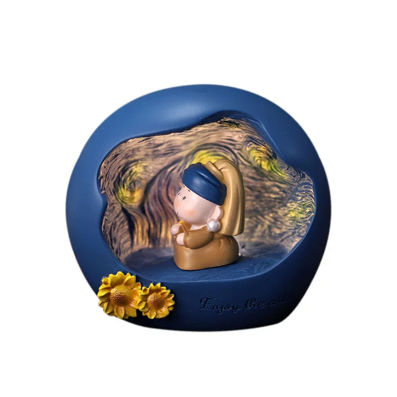 Artistic Shell and Pearl Night Light Ornament