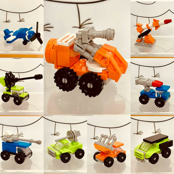 Miniature Building Block Collection (10-Pack)