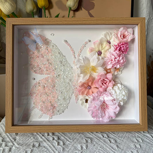 DIY Crystal Butterfly Art Frame Kit