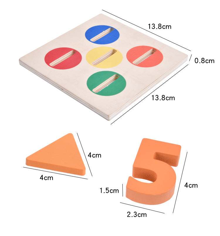 6-in-1 Montessori Wooden Activity Cube & Shape Sorter