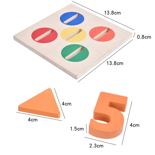 6-in-1 Montessori Wooden Activity Cube & Shape Sorter