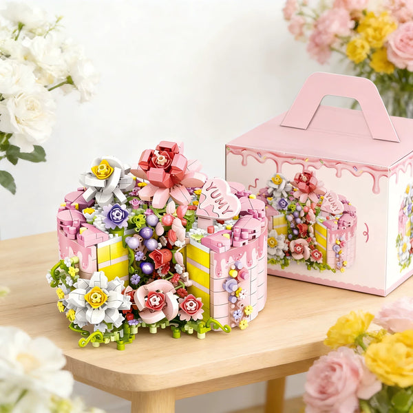 Floral Cake Building Block Set