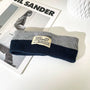Two-Tone Ribbed Knit Headband