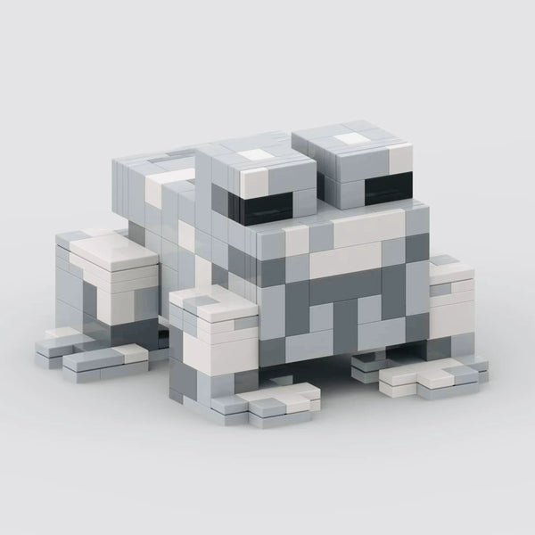 Pixel Style Frog Building Block Set