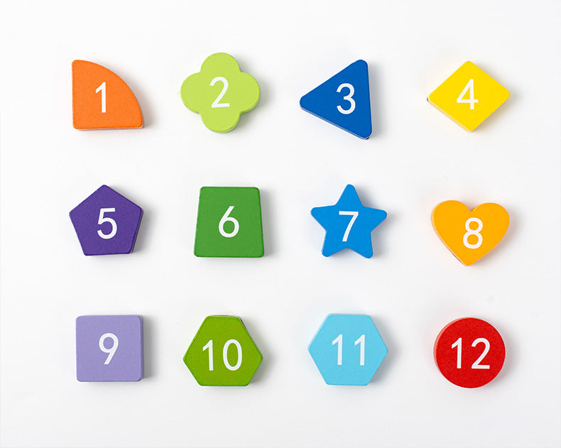 Tick-Tock Time Teacher Wooden Magnetic Clock