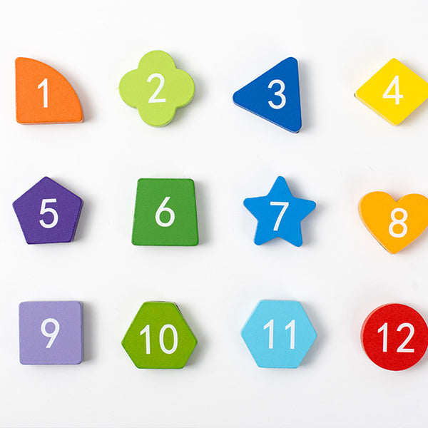 Tick-Tock Time Teacher Wooden Magnetic Clock