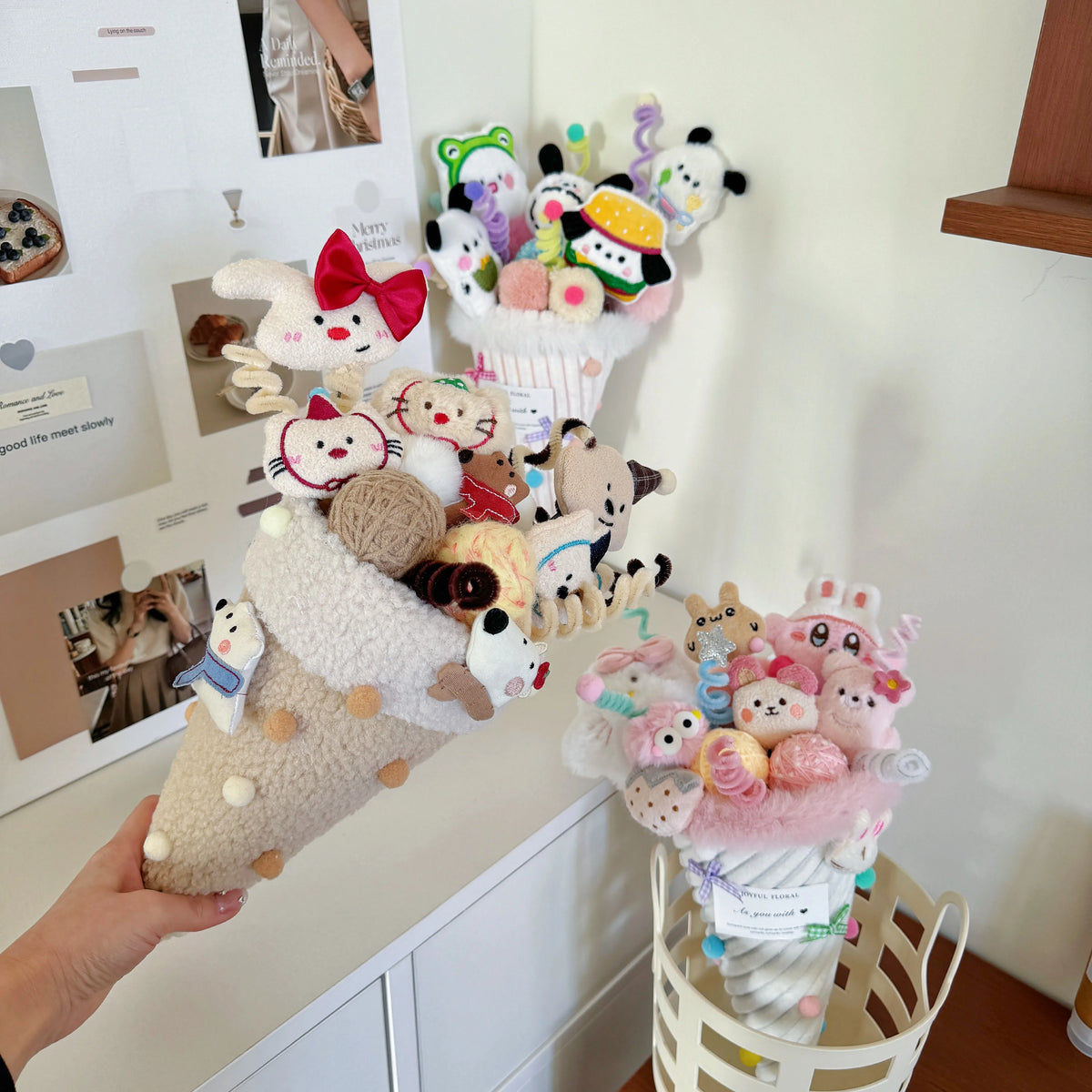 Ice Cream Plush Doll Bouquet
