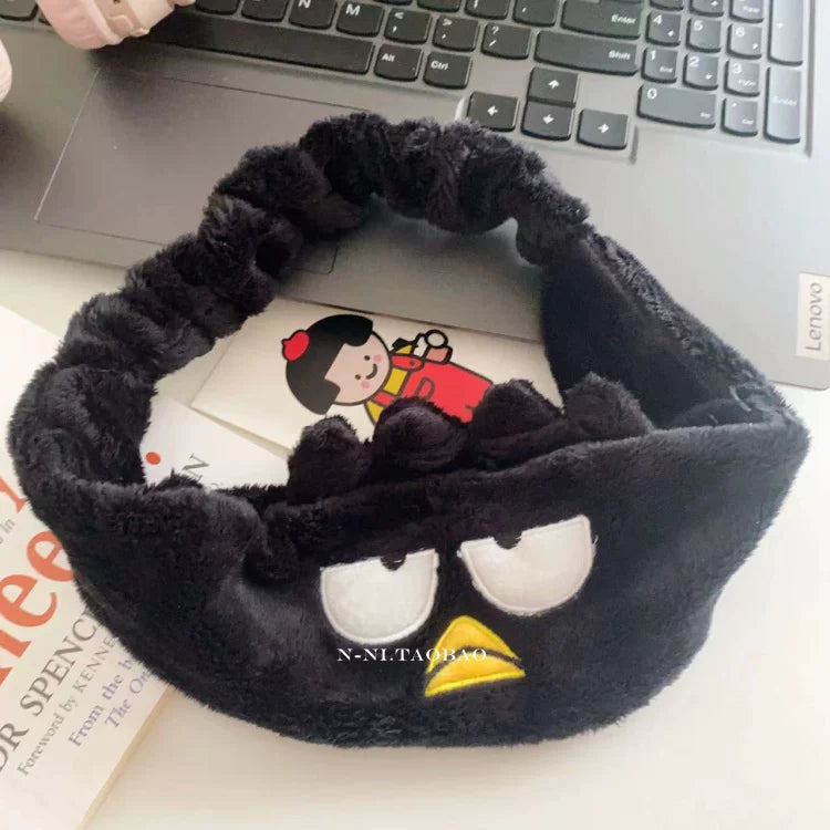 Plush Cartoon Character Spa Hairband