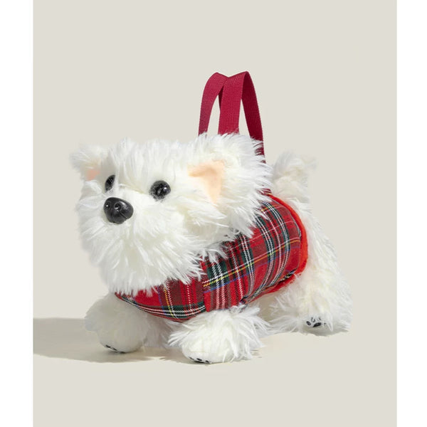 West Highland Terrier Plush Crossbody Bag