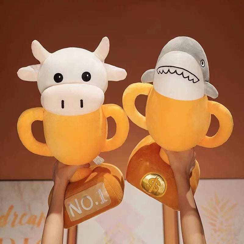 Plush Animal Championship Trophy