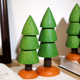 Hand-Carved Wooden Miniature Tree Desk Ornament FantastiKurios