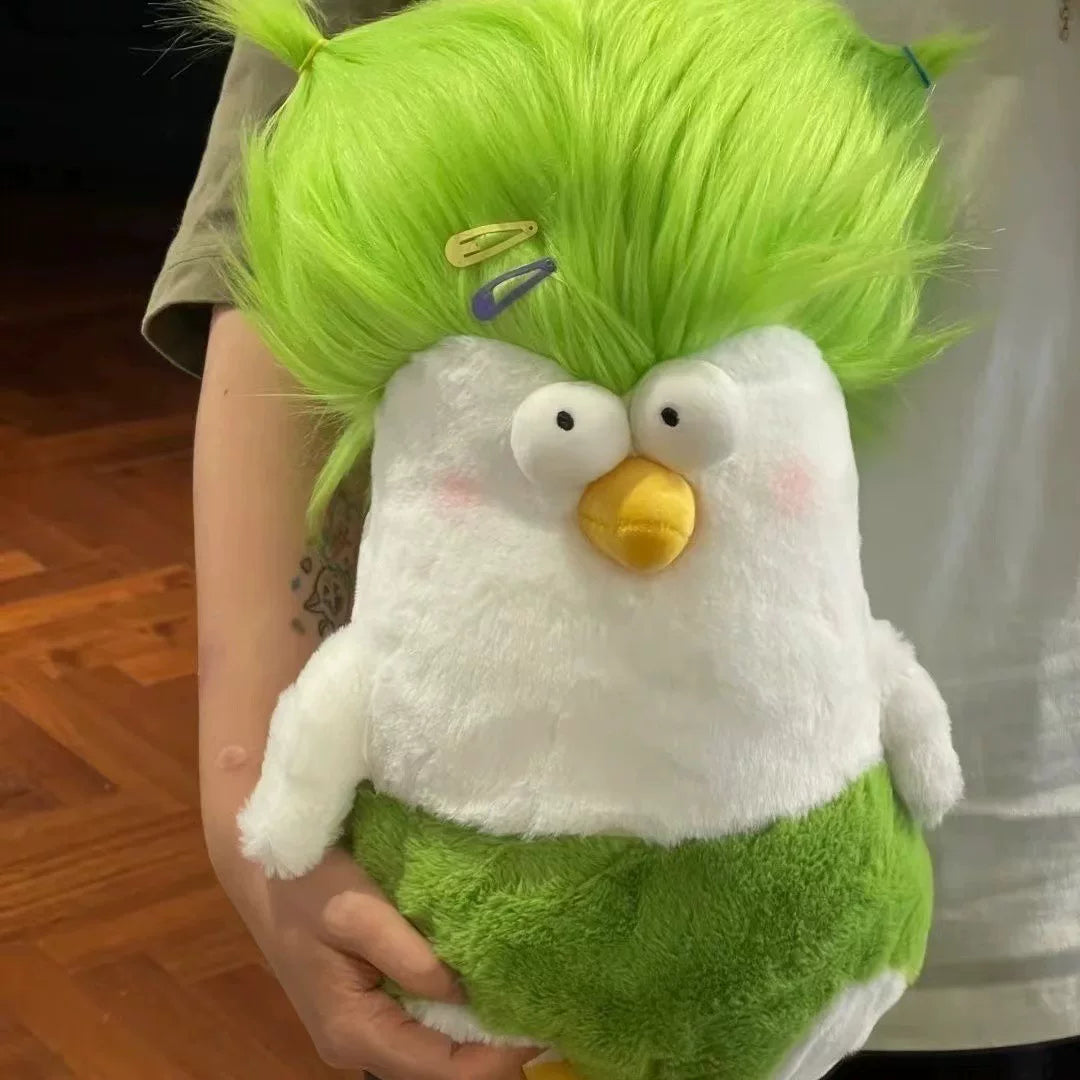 Long-Haired Messy Chicken Plush