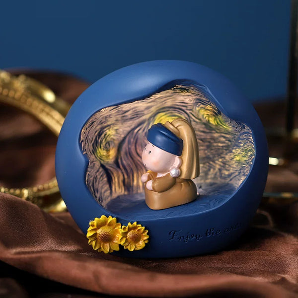 Artistic Shell and Pearl Night Light Ornament