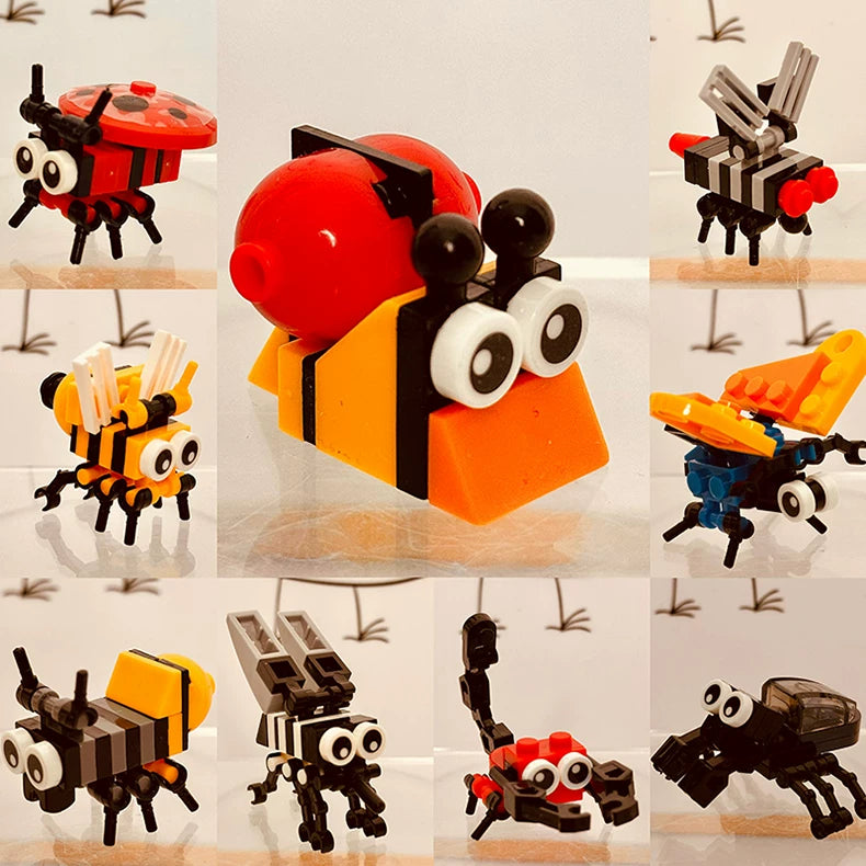 Miniature Building Block Collection (10-Pack)