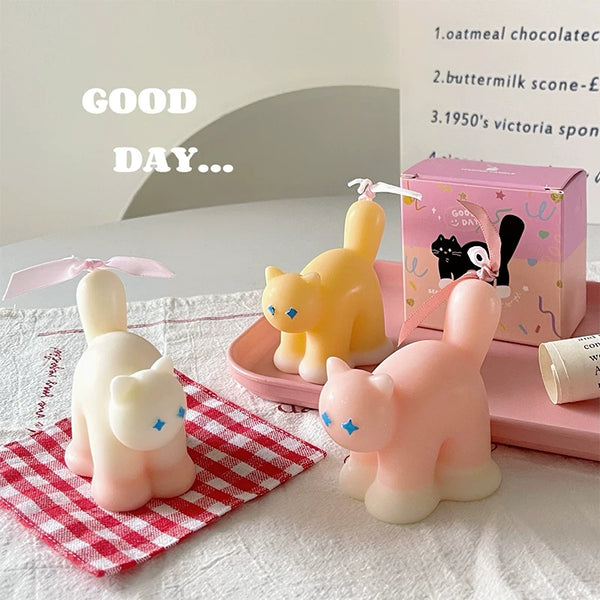 Cat-Shaped Scented Candle Ornament