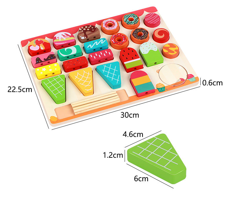 Little Chef Wooden Skewer & Creative Play Platter