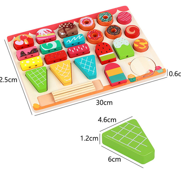 Little Chef Wooden Skewer & Creative Play Platter