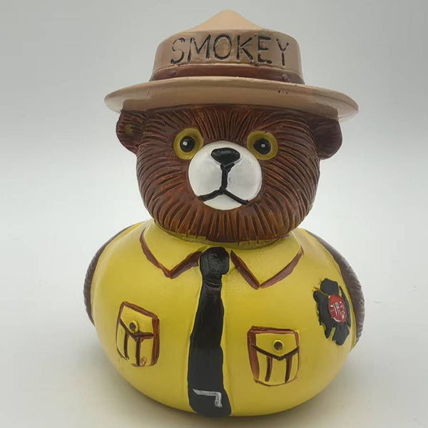 Grumpy Bear and Surprised Rabbit Art Figures