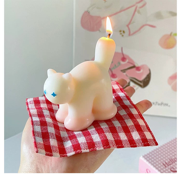 Cat-Shaped Scented Candle Ornament
