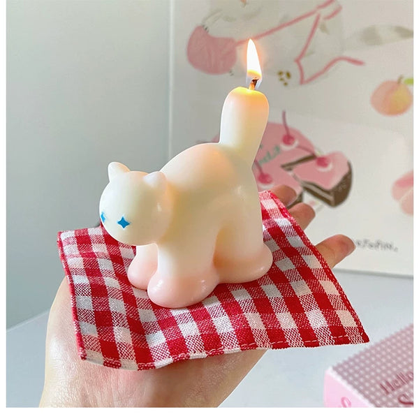 Cat-Shaped Scented Candle Ornament