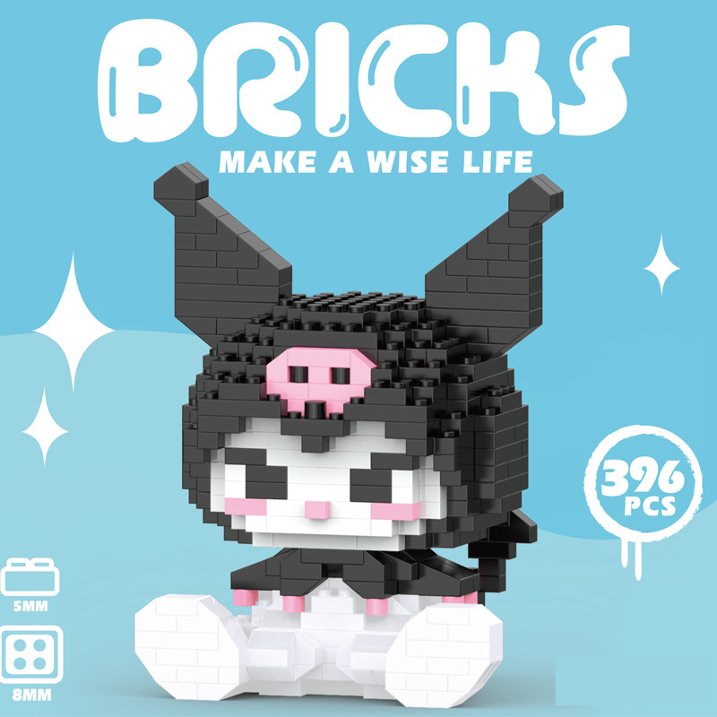 Cute Cartoon Micro Building Block Kit