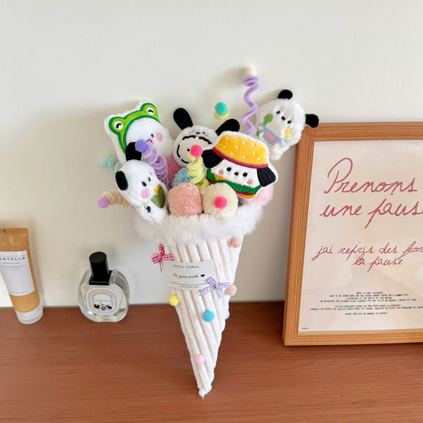 Ice Cream Plush Doll Bouquet
